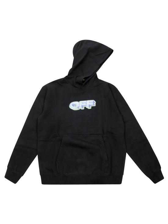 25FW [키즈] 오프화이트 티셔츠 OBBB001F25FLE0061069 NERO