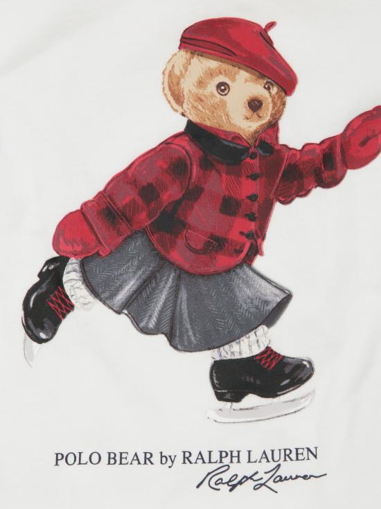 25FW [키즈] 랄프 로렌 티셔츠 312P00435001 FA25 BEAR REFINED NAVY BIANCO - RALPH LAUREN