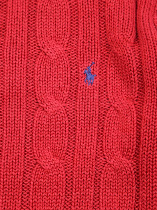 25FW [키즈] 랄프 로렌 가디건 323981036001 HOLIDAY RED C7985 BORDEAUX - RALPH LAUREN