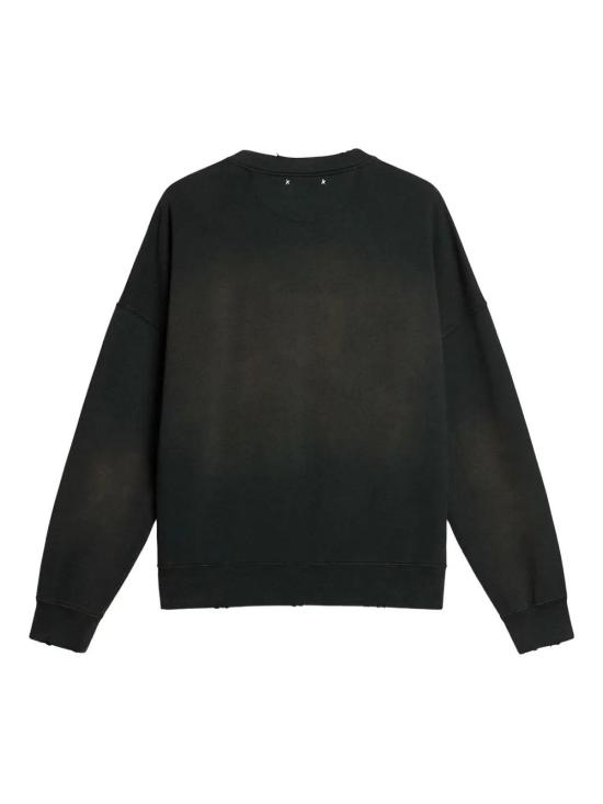 25FW 골든구스 긴팔 티셔츠 GUP01938P002146 90498 BLEACHED WASHED BLACK - GOLDEN GOOSE