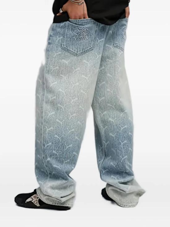 25FW 푸마 데님 팬츠 633428 01 Blue - PUMA