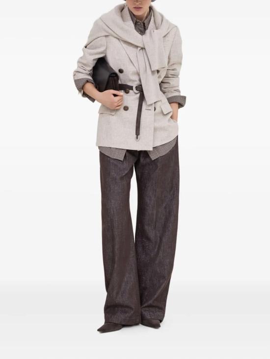 25FW 브루넬로 쿠치넬리 자켓 MB1627054C012 Beige - BRUNELLO CUCINELLI