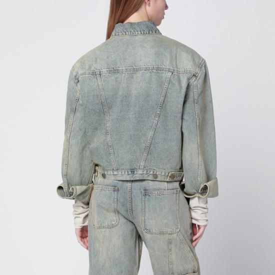  엔타이어 스튜디오 데님 자켓 ESU S25 11002DE Grey - ENTIRE STUDIOS