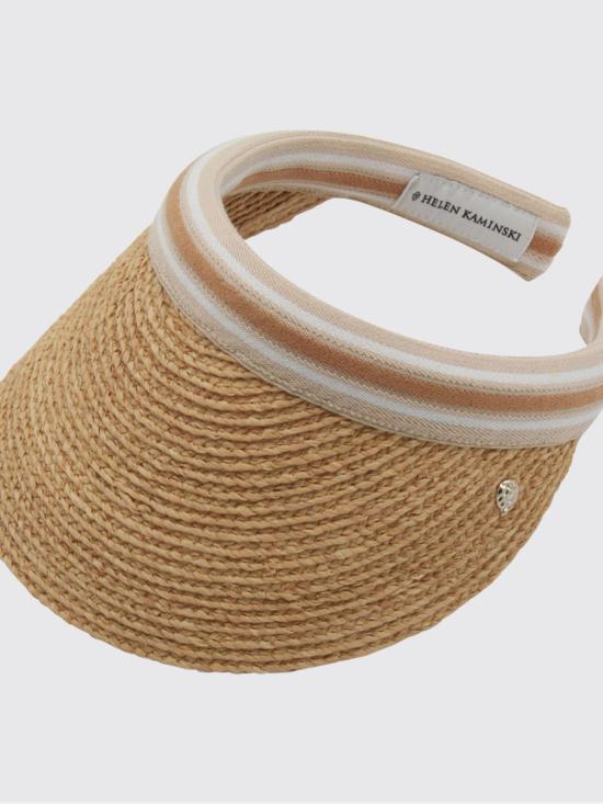 25FW 헬렌카민스키 버킷햇 HAT50265 Natural Nougat Stripe Ecru - HELEN KAMINSKI