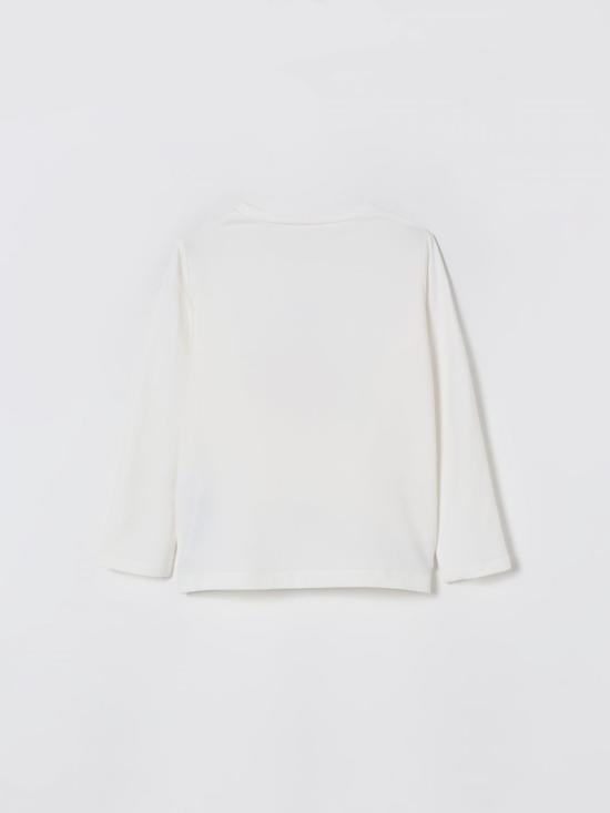 25FW [키즈] 리우조 티셔츠 KF5088J0088 M9738 White - LIU JO