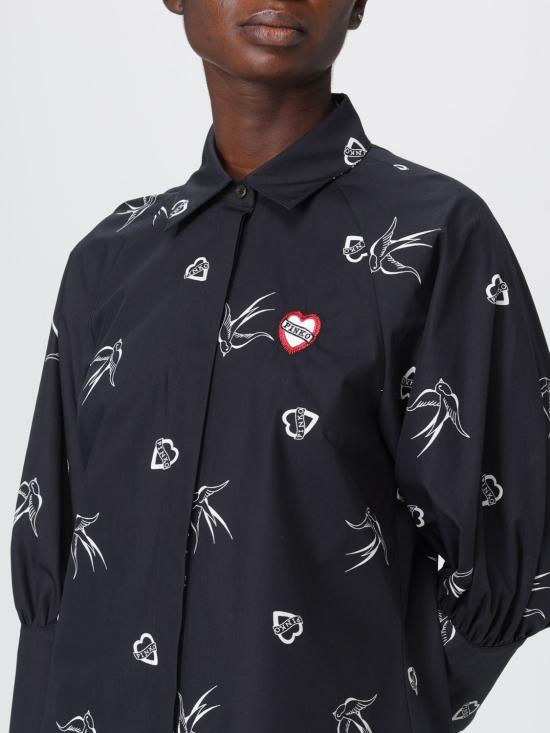 25FW 핑코 롱 원피스 105476A2QA ZZ2 Black - PINKO