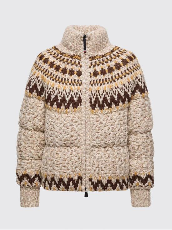 25FW 몽클레어 가디건 K20989B00013M7948 F01 Beige