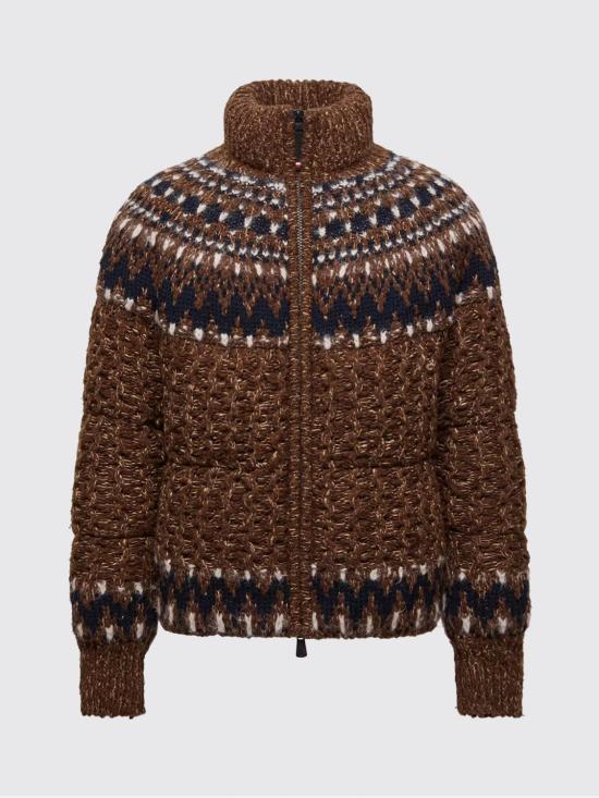 25FW 몽클레어 숏패딩 K20979B00012M7948 F22 Brown