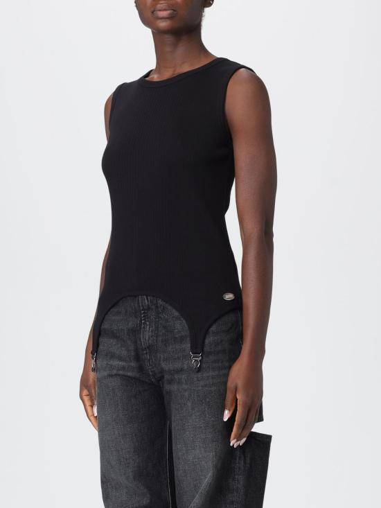 25FW 장 폴 고티에 민소매 티셔츠 2504WTO387J014 00 Black - JEAN PAUL GAULTIER