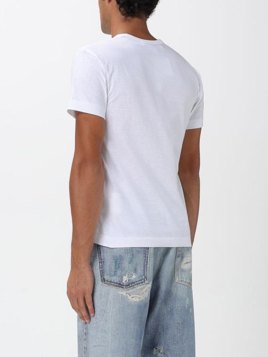 25FW 꼼데가르송 반팔 티셔츠 AXT064051 2 White - COMME DES GARCONS
