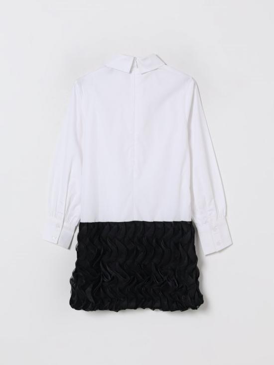 25FW [키즈] 칼라거펠트 원피스 Z30617 N50 White - KARL LAGERFELD