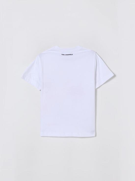 25FW [키즈] 칼라거펠트 티셔츠 Z30943 N54 White - KARL LAGERFELD