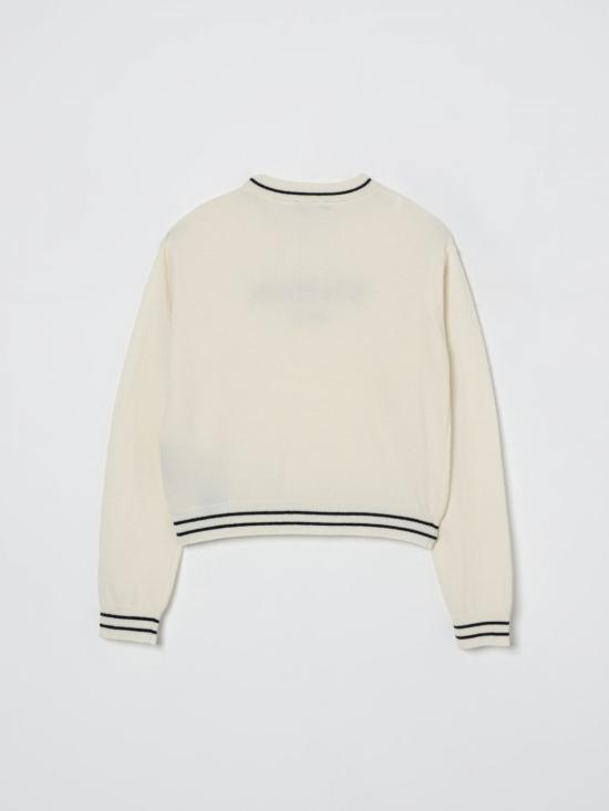 25FW [키즈] 발망 풀오버 BX9A50Z3294 102NE Ivory - BALMAIN