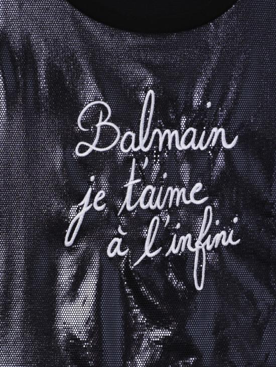 25FW [키즈] 발망 티셔츠 BX8B41J0511 621BC Blue - BALMAIN