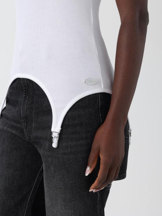 25FW 장 폴 고티에 민소매 티셔츠 2504WTO387J014 01 White - JEAN PAUL GAULTIER