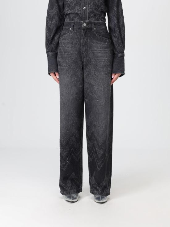 25FW 보스 데님 팬츠 50548444 002 Black