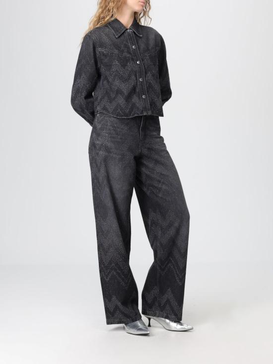 25FW 보스 데님 팬츠 50548444 002 Black - BOSS