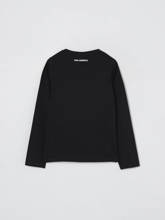25FW [키즈] 칼라거펠트 티셔츠 Z30938 09B Black - KARL LAGERFELD