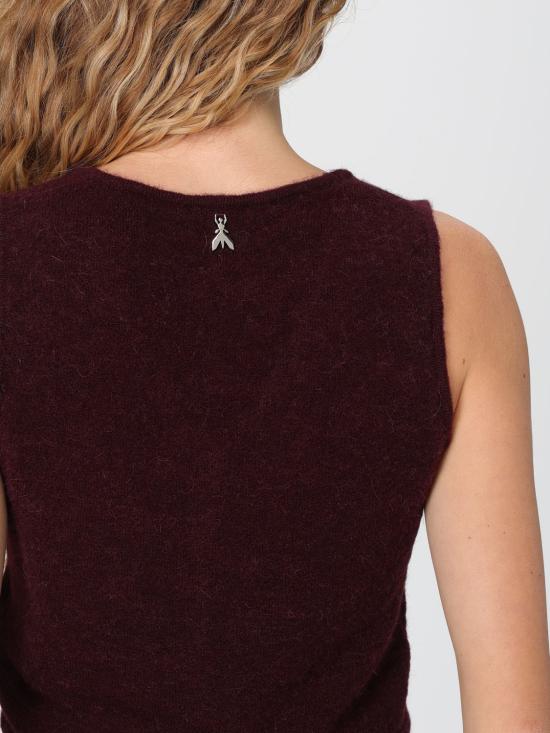 25FW 파트리지아페페 베스트 2K0324K293 M536 Burgundy - PATRIZIA PEPE
