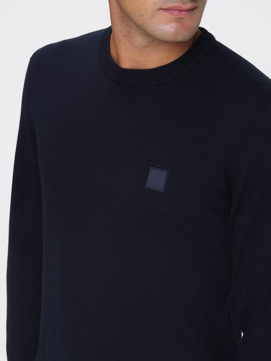 25FW 보스 스웨터 50527583 404 Blue - BOSS