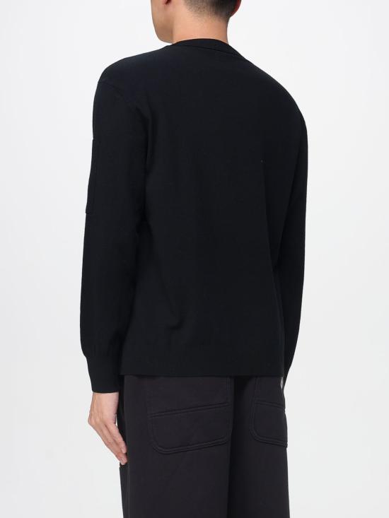 25FW 씨피 컴퍼니 스웨터 19CMKN037A005528A 999 Black - C.P. COMPANY