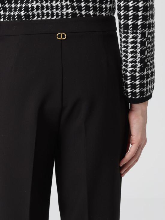 25FW 트윈셋 스트레이트 팬츠 252TT2232 00006 Black - TWINSET