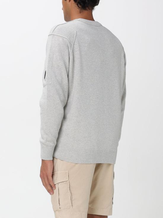 25FW 씨피 컴퍼니 램스울 GRS 크루넥 렌즈 스웨터 19CMKN707A110149A M13 White - C.P. COMPANY