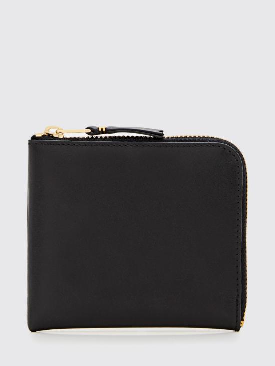 25FW 꼼데가르송 스무스 레더 하프집업 SA3100 Black