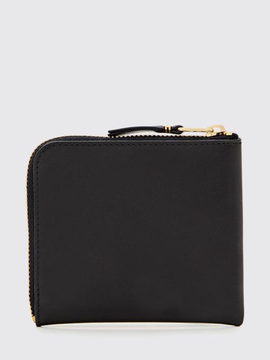 25FW 꼼데가르송 스무스 레더 하프집업 SA3100 Black - COMME DES GARCONS