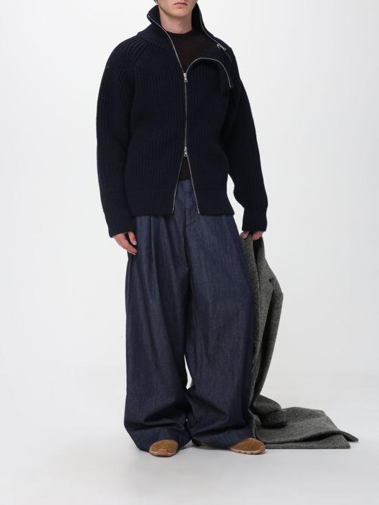 25FW 드리스 반 노튼 스웨터 2520212172707 900 Blue 1 - DRIES VAN NOTEN