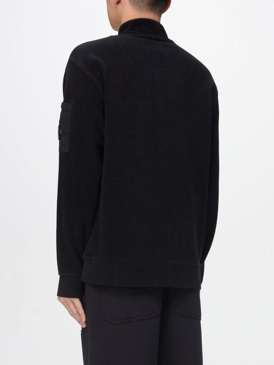 25FW 씨피 컴퍼니 긴팔 티셔츠 19CMSS251A006614G 999 Black - C.P. COMPANY