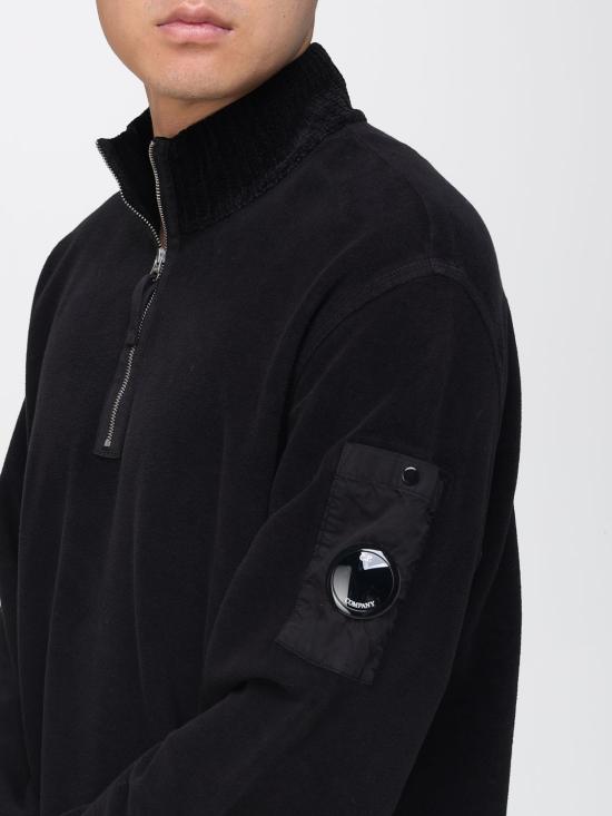 25FW 씨피 컴퍼니 긴팔 티셔츠 19CMSS251A006614G 999 Black - C.P. COMPANY