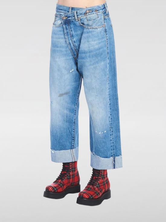 25FW 알13 KELLY 캘리 크로스오버 데님 팬츠 R13W2048735 JASPER Blue - R13