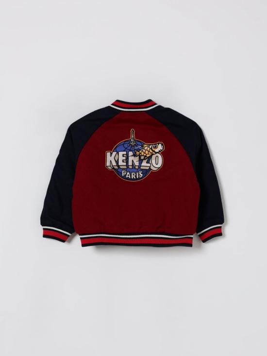 25FW [키즈] 겐조 캐주얼 자켓 K61463 956 Burgundy - KENZO