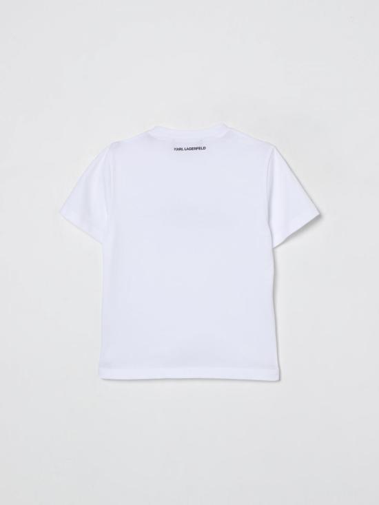 25FW [키즈] 칼라거펠트 티셔츠 Z30943 N50 White 1 - KARL LAGERFELD