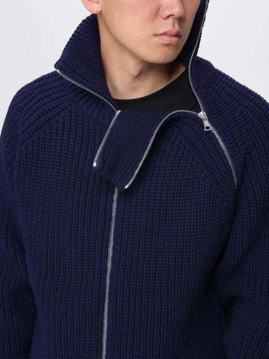 25FW 드리스 반 노튼 스웨터 2520212172707 509 Blue - DRIES VAN NOTEN