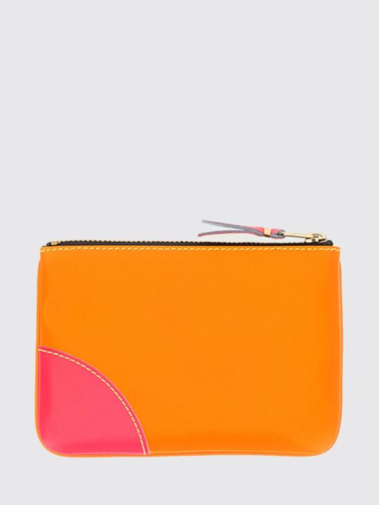 25FW 꼼데가르송 클래식 레더 라인 파우치 SA8100SF YELLOWORANGE Yellow - COMME DES GARCONS