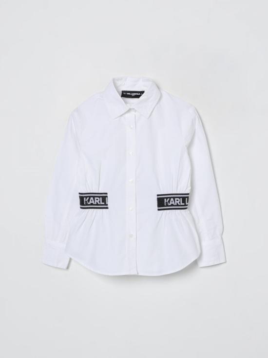 25FW [키즈] 칼라거펠트 셔츠 Z30587 10P White