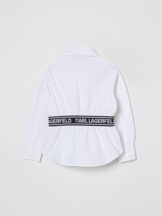 25FW [키즈] 칼라거펠트 셔츠 Z30587 10P White - KARL LAGERFELD