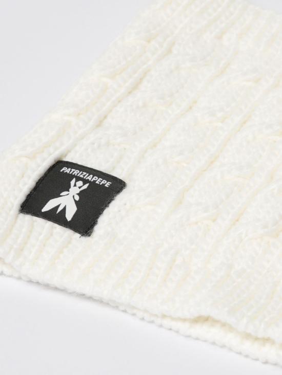 25FW [키즈] 파트리지아페페 스카프 7F0020K217 W146 White - PATRIZIA PEPE