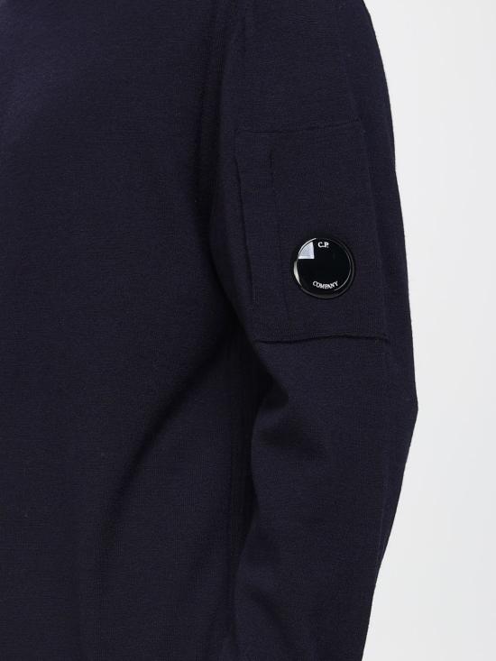 25FW 씨피 컴퍼니 스웨터 19CMKN037A005528A 888 Blue - C.P. COMPANY
