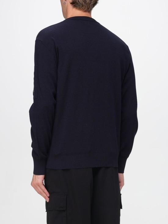 25FW 씨피 컴퍼니 스웨터 19CMKN037A005528A 888 Blue - C.P. COMPANY
