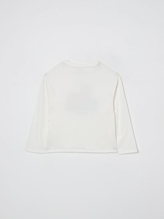 25FW [키즈] 겐조 티셔츠 K61448 117 White - KENZO