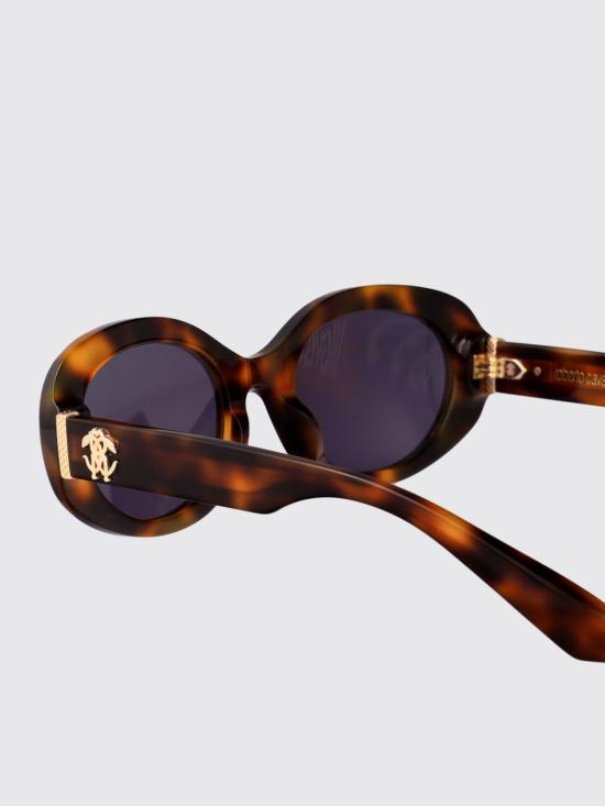 25FW 로베르토 카발리 선글라스 SRC142M 09AJ Brown - ROBERTO CAVALLI