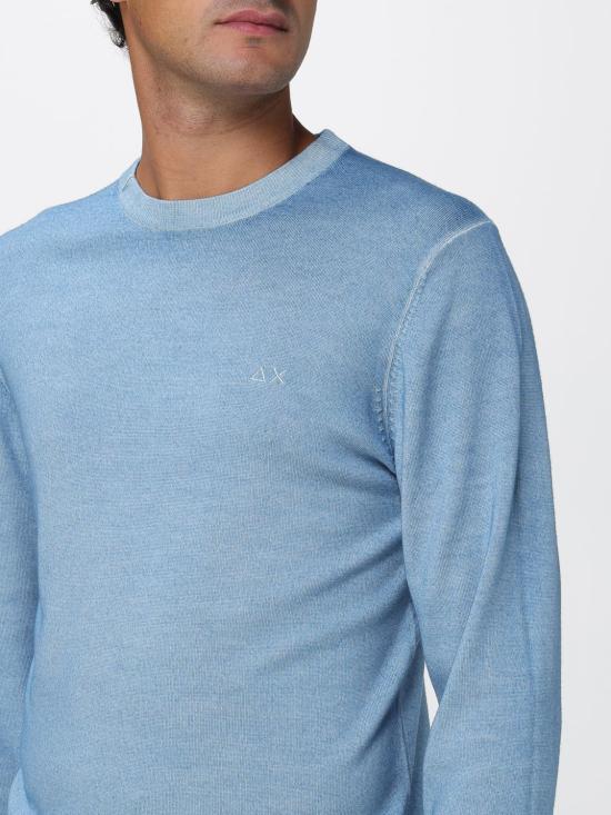 25FW 썬 68 스웨터 K45130 25 Gnawed Blue - SUN 68