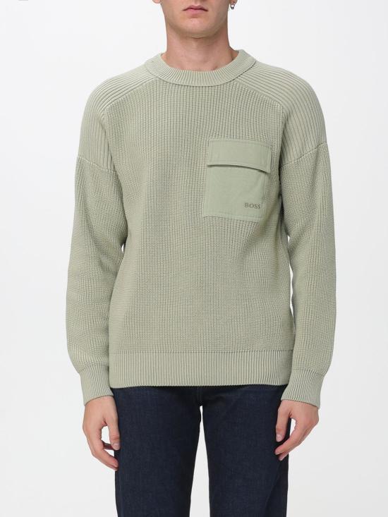 25FW 보스 스웨터 50546175 370 Green