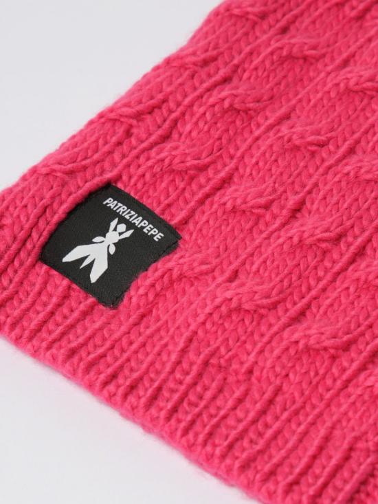 25FW [키즈] 파트리지아페페 스카프 7F0020K217 M524 Fuchsia - PATRIZIA PEPE