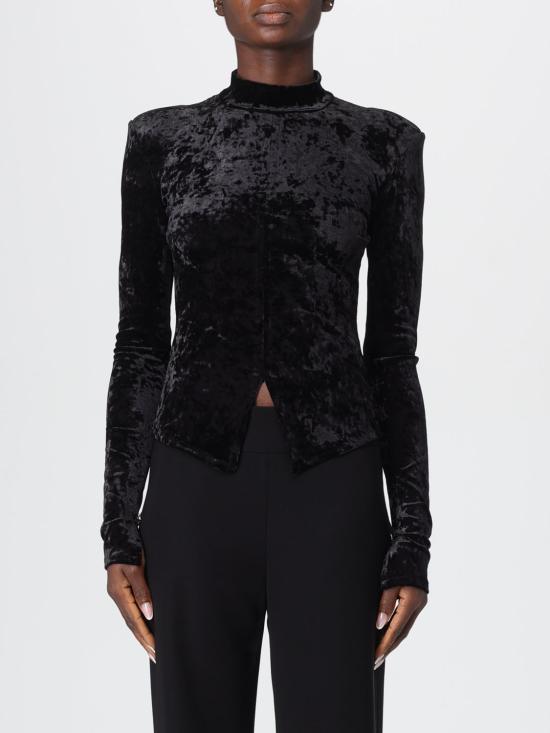 25FW 파트리지아페페 긴팔 티셔츠 2M4486J343 K103 Black