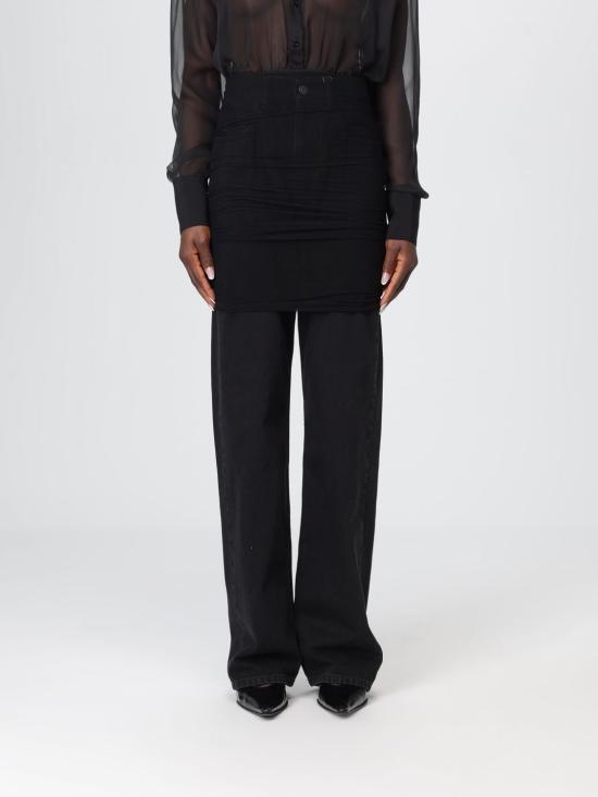 25FW MM6 메종마르지엘라 데님 팬츠 S62LB0206M30011 971 Black