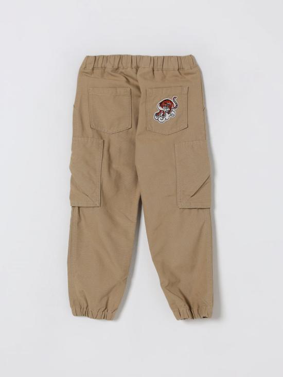 25FW [키즈] 겐조 스트레이트 팬츠 K61481 249 Beige - KENZO